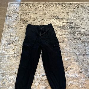 Express Women's Black Cargo Jeans